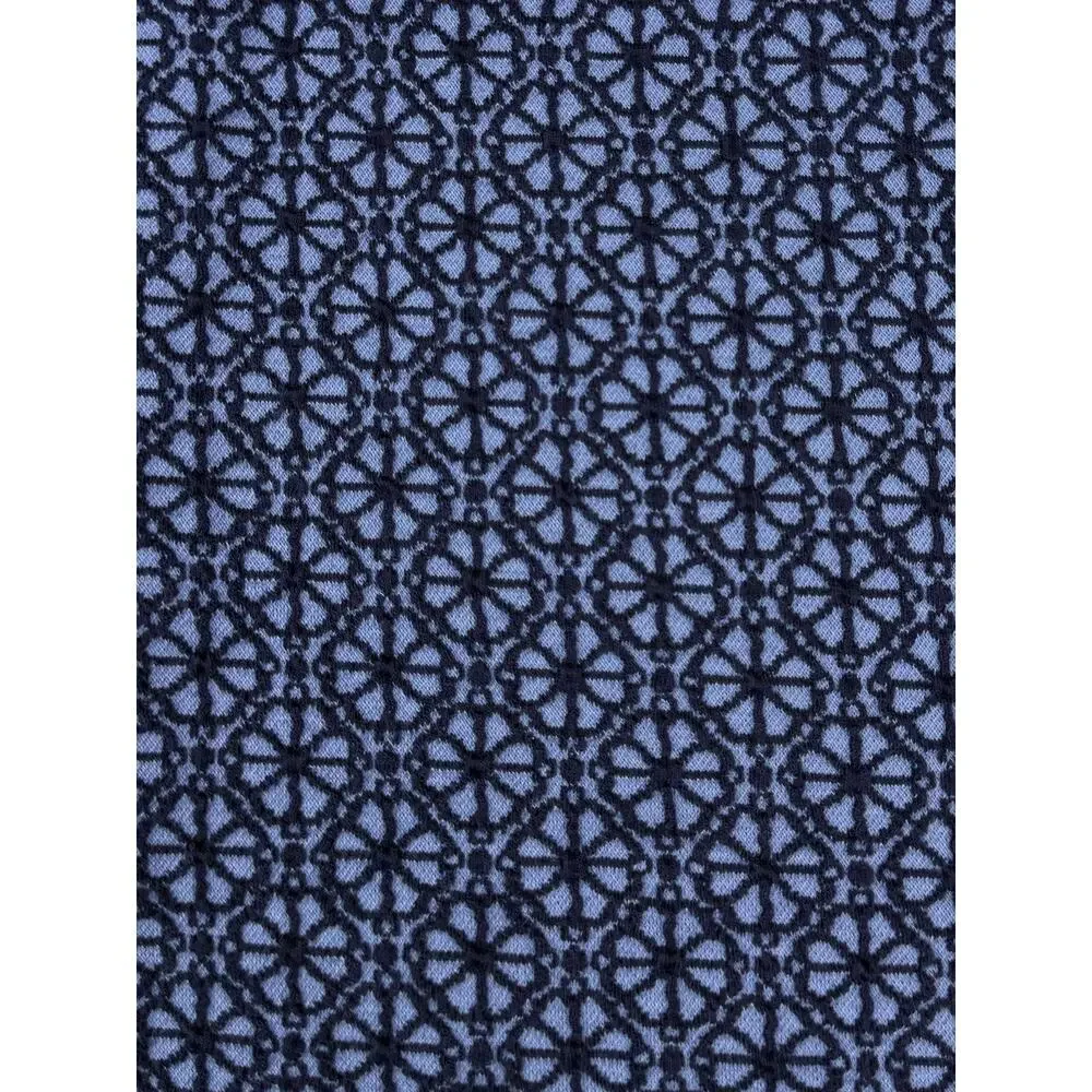 BODEN Floral Jacquard A-Line Dress Size 2 Petite Blue